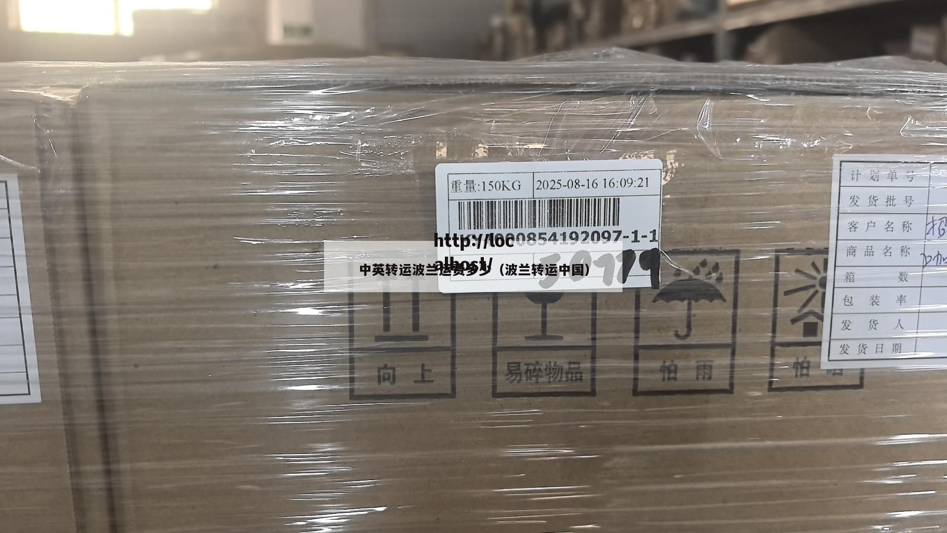 中英转运波兰运费多少（波兰转运中国）